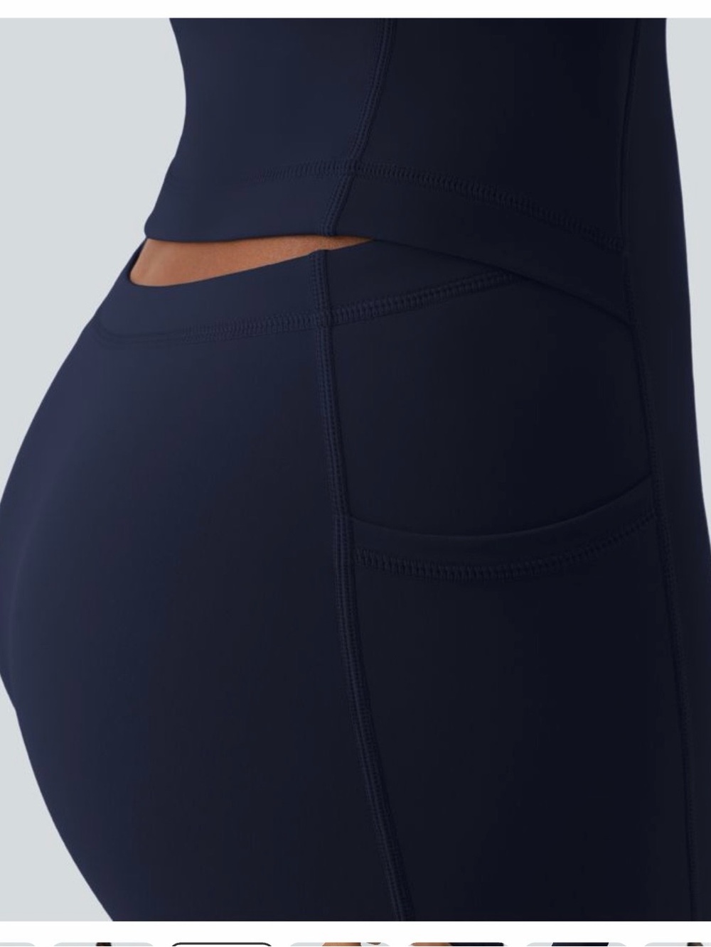NWT HALARA Navy Tennis Dress - Picture 6 of 7
